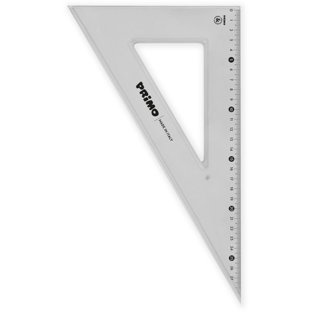 Angle ruler 60º/30 cm Anti-reflective