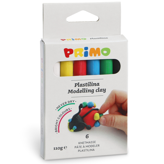 Plastelina Modelling clay 6-pack 18 g