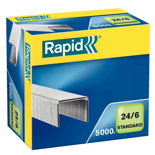 Staple Standard 24/6 galvanized 5000 pcs