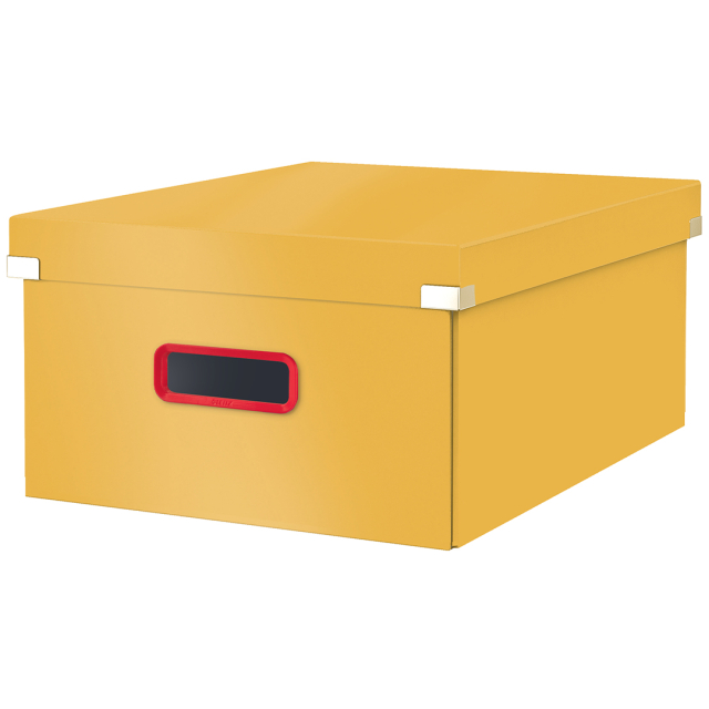 Storage box Click&Store Large Yellow