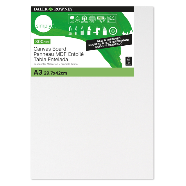Canvas board Cotton A3