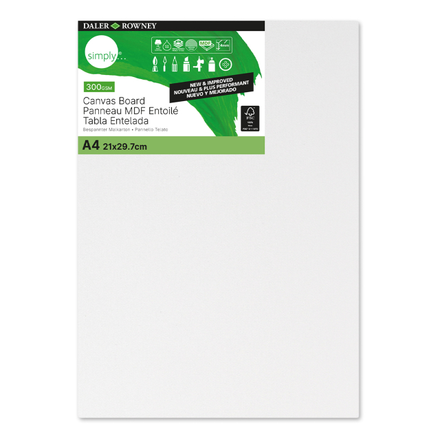 Canvas board Cotton A4
