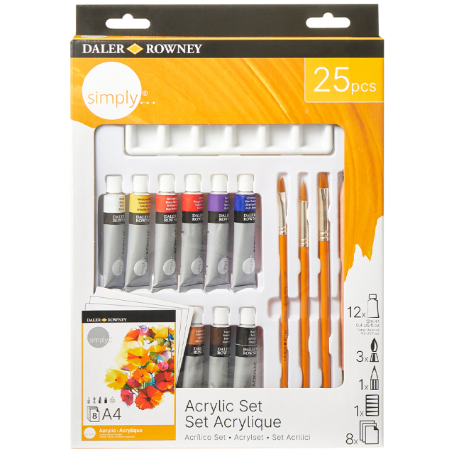 Simply Acrylic Set 25 pcs