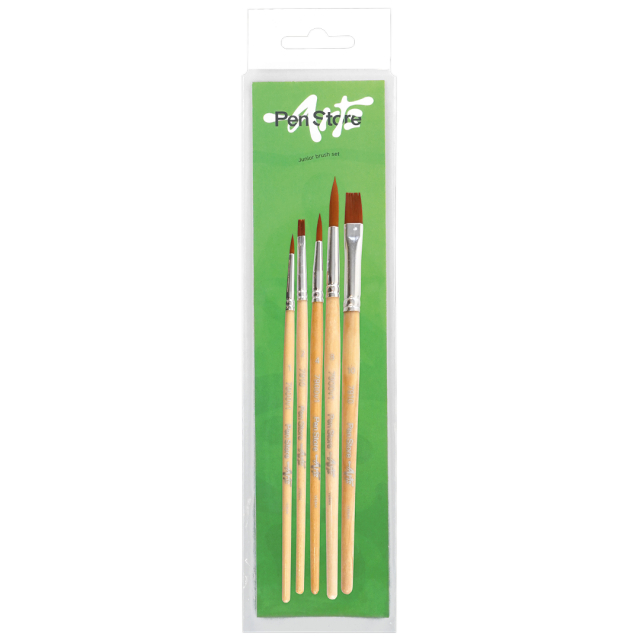 Synthetic brushes Junior Set of 5