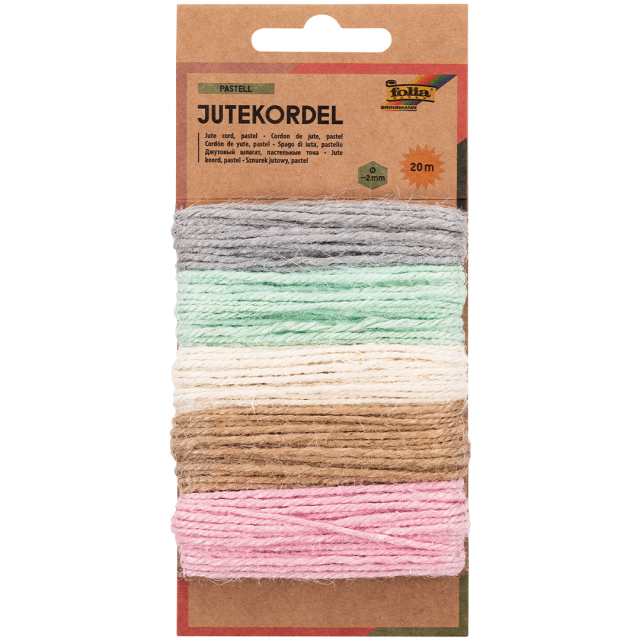 Jute Twine Pastel 20 m
