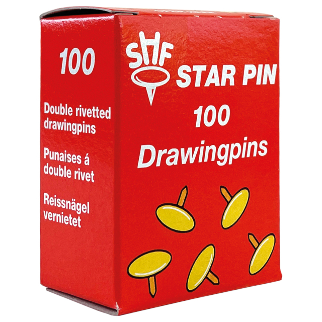 Drawing pins Metal 100 pack