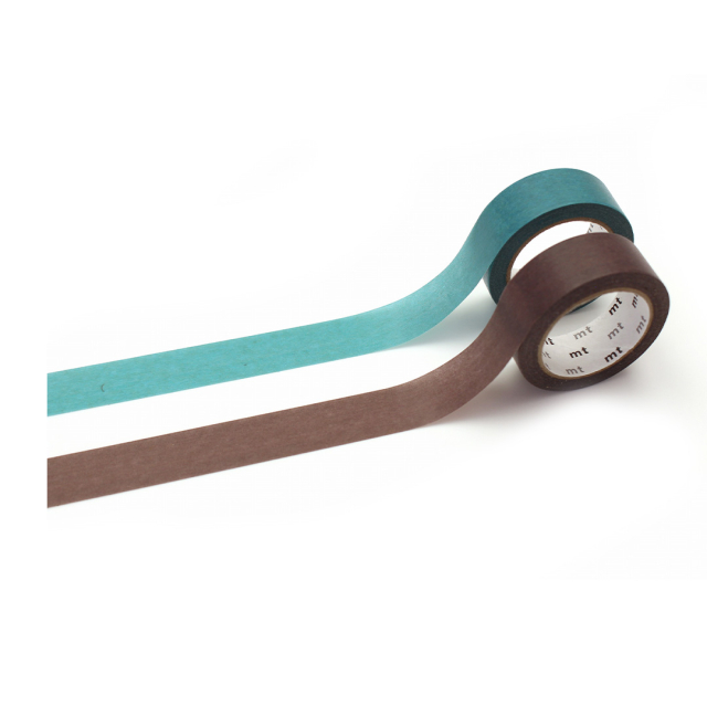 Washi-tape Light blue × gray purple 2-pack