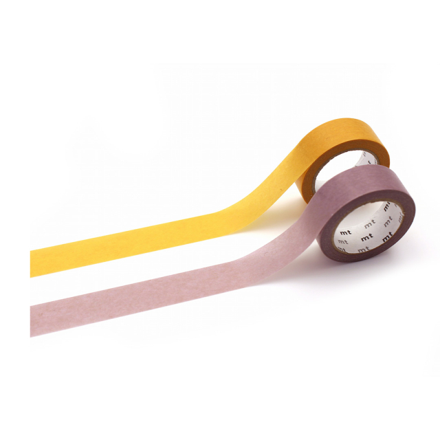 Washi-tape Yellow × lavender 2-pack