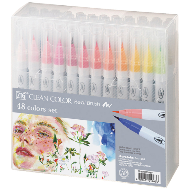 Clean Color Real Brush Set 48 pcs