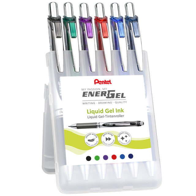 EnerGel BL77  Rollerball 07 6-set 