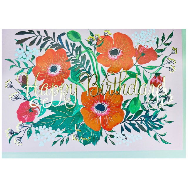Greeting card Poppy