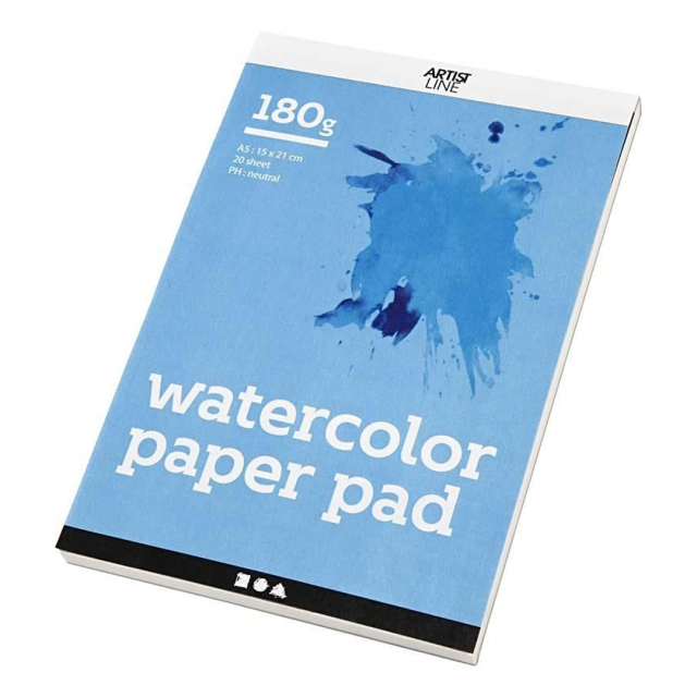 Watercolour pad A5 180g
