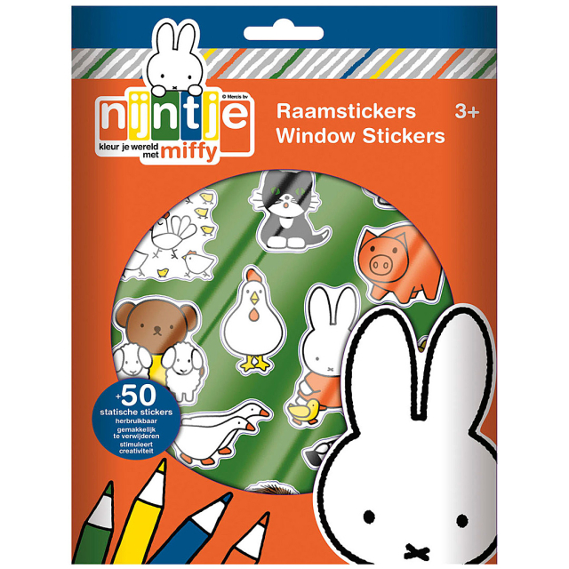 Miffy Window Stickers (3 years+)