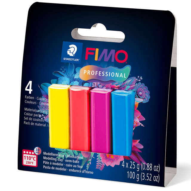FIMO Professional half blocks Colour 4 x 25 g