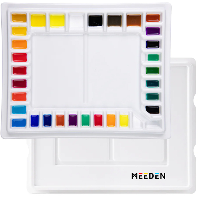 Rectangular porcelain palette XL 27x34 cm