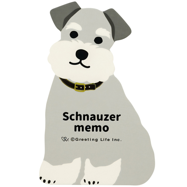 Schnauzer Memo Pad