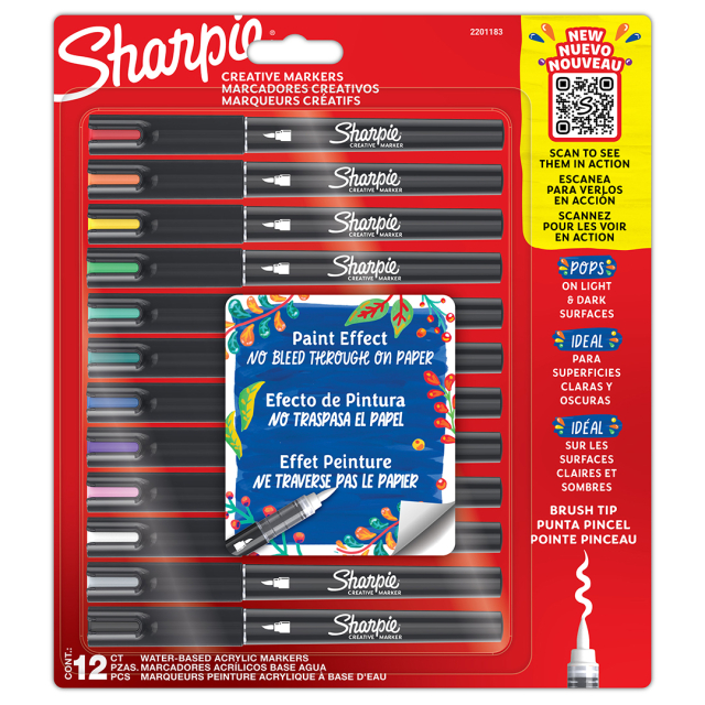 Creative Marker Brush Tip Pack of 12