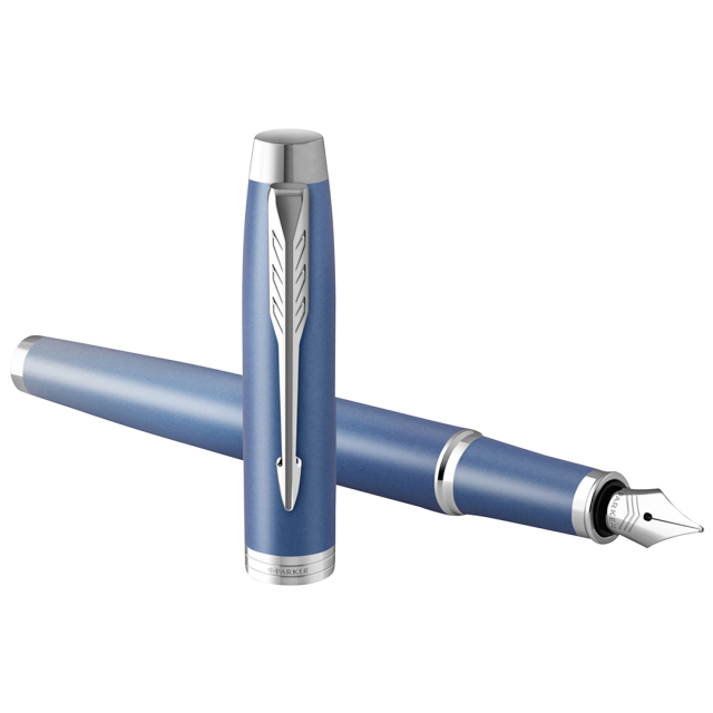 IM Rituals Blue/Chrome Fountain Pen