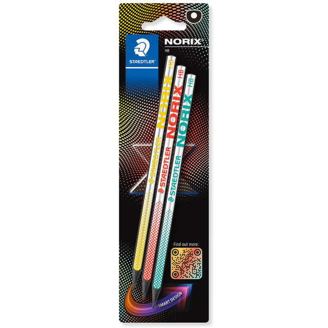 Graphite pencil Norix HB Pack of 3