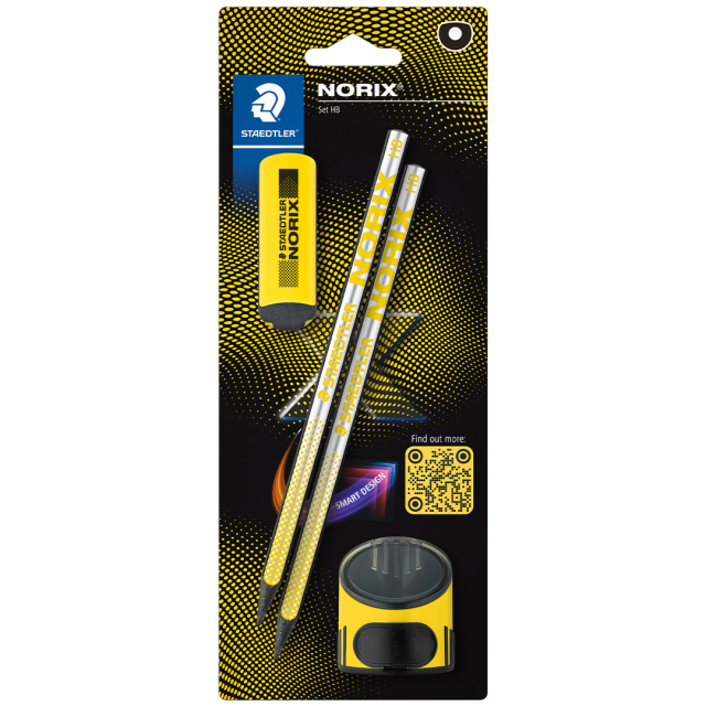 School Set Norix Pencils + Accessories Yellow