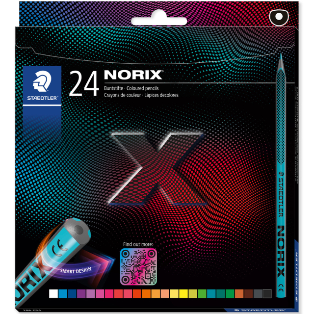 Coloured Pencils Norix Set of 24