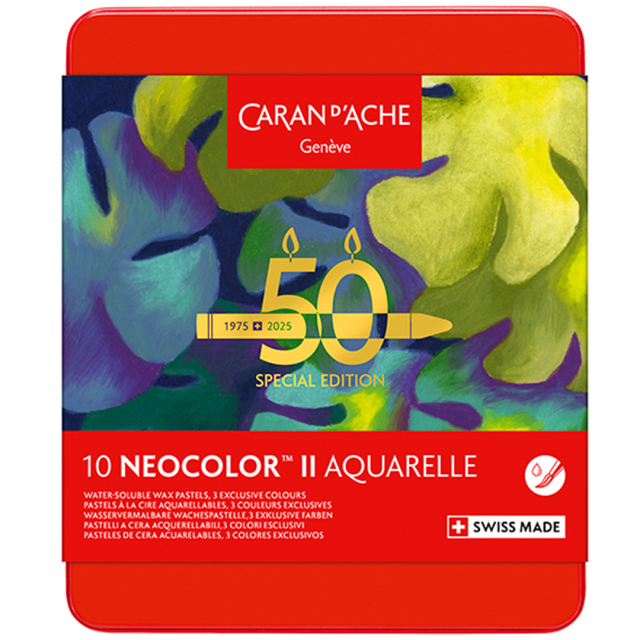 Neocolor II Aquarelle 50 Years Lush 10-set