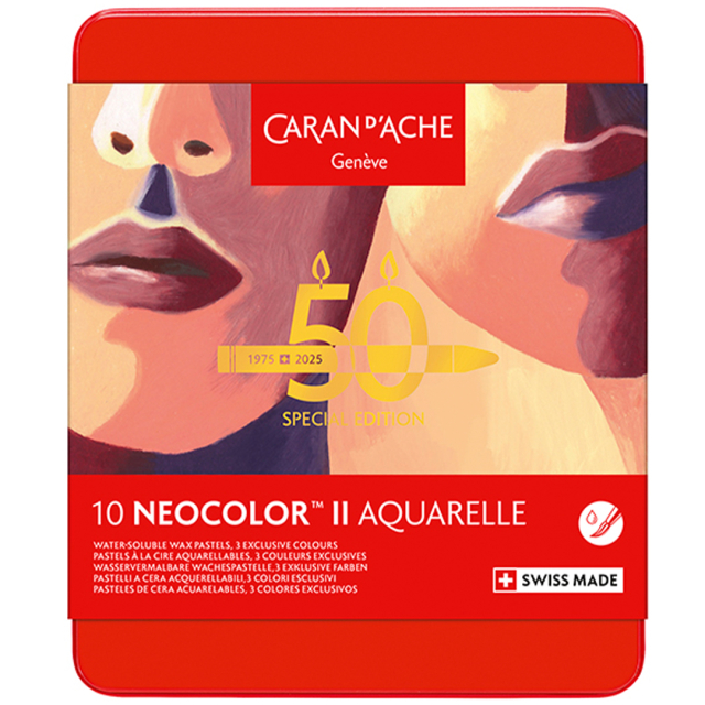 Neocolor II Aquarelle 50 Years Portrait 10-set