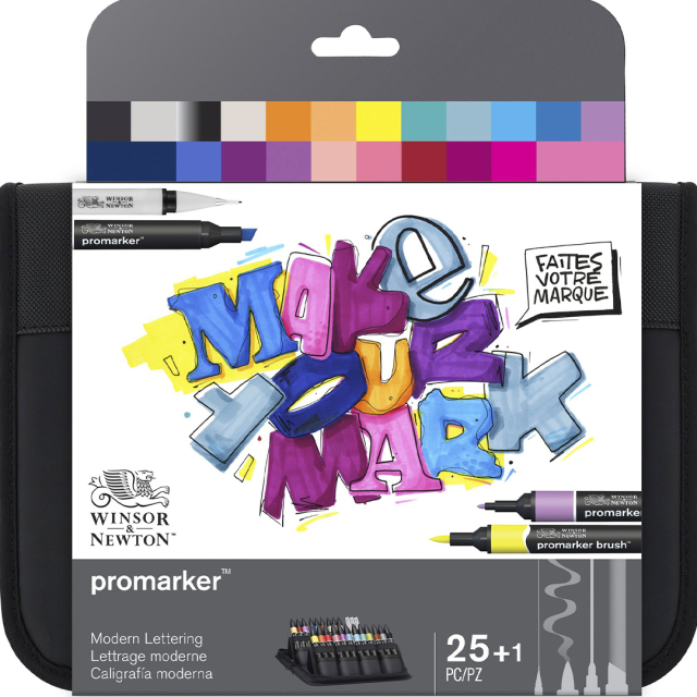 Promarker Modern Lettering Wallet Set of 25