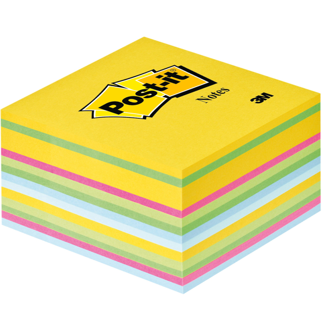 Post-it Note Cube 76x76 Colour Mix Ultra