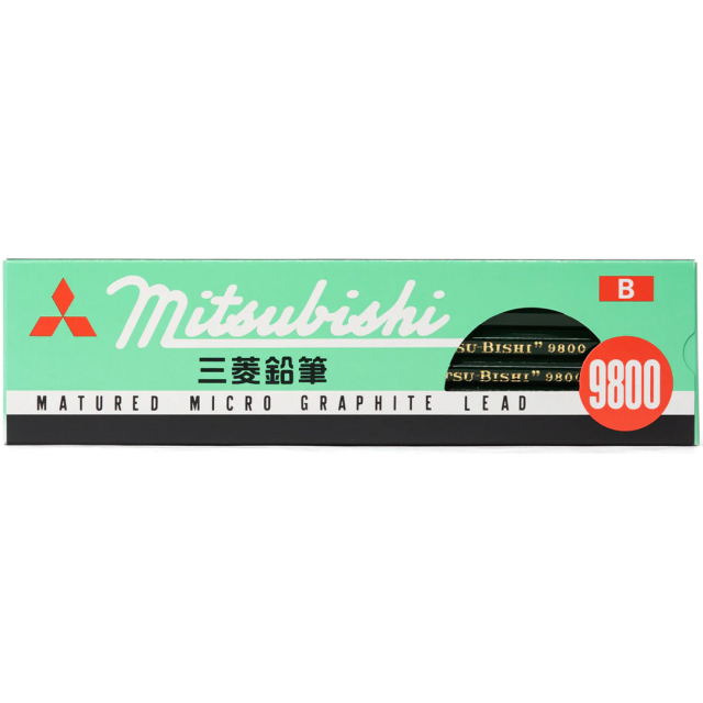 Pencil Mitsubishi 9800 B 12-pack