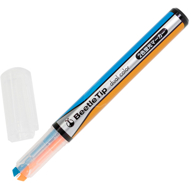 Highlighter two-colour Orange/Blue