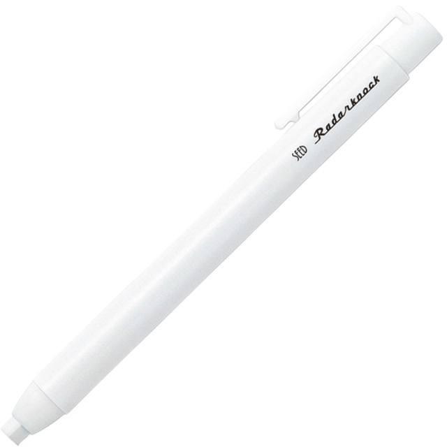 Radarknock Eraser White