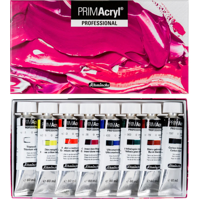 PRIMAcryl Acrylic Paint 60 ml 8-set
