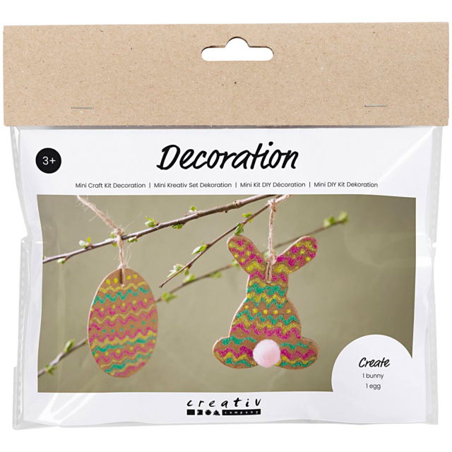 Mini DIY Kit Decoration Egg & Bunny