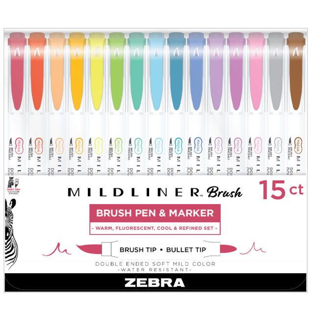 Mildliner Brush 15-pack Friendly 