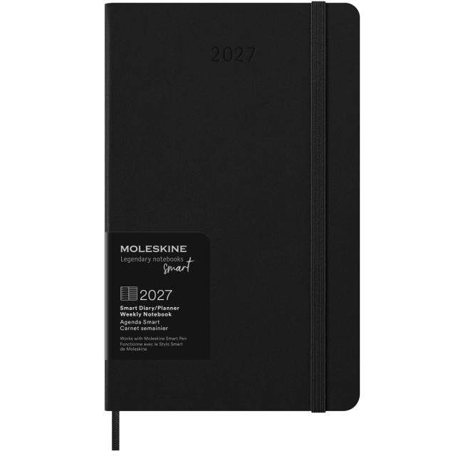 Diary 12M Smart PRO Digital Weekly Note 2027 Large Black