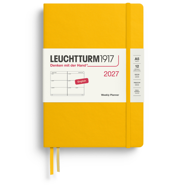Diary Weekly Planner 2027 A5 Sunflower