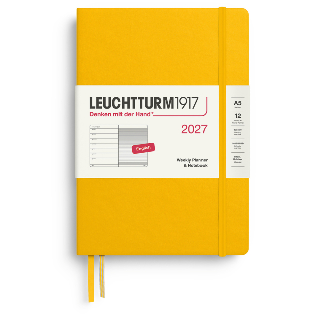 Diary Weekly Planner & Notebook 2026 A5 Sunflower