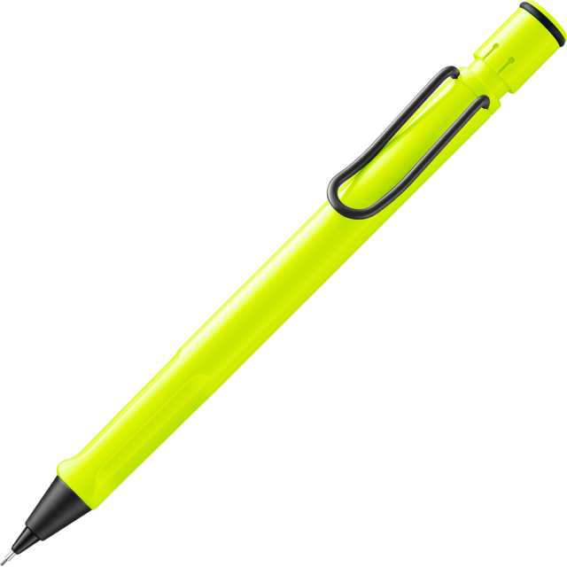 Safari Mechanical Pencil 0.5 Neon Yellow