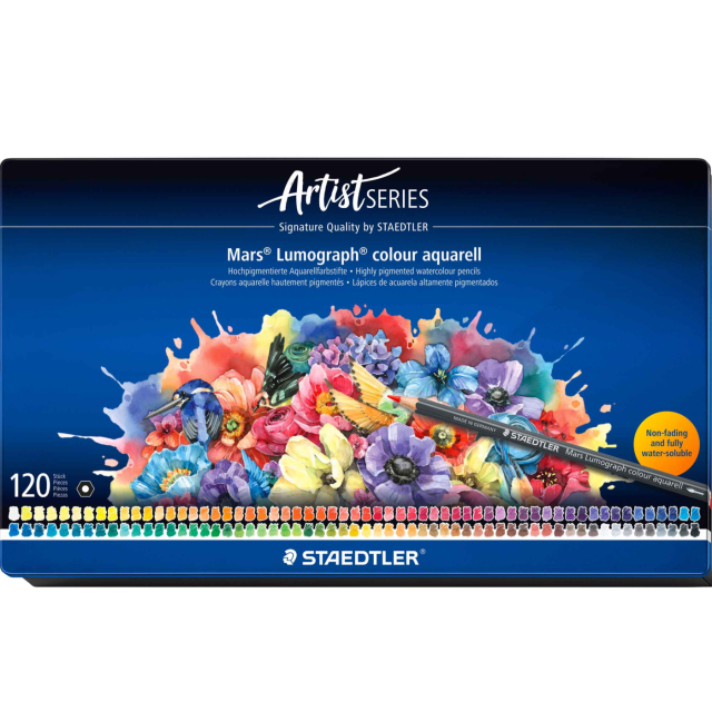 Watercolour pencils Mars Lumograph set of 120
