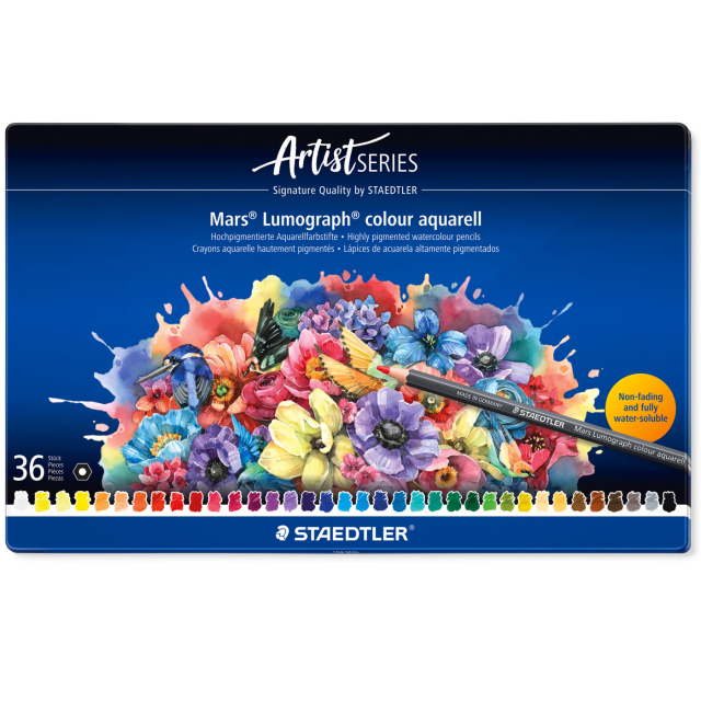 Watercolour pencils Mars Lumograph set of 36