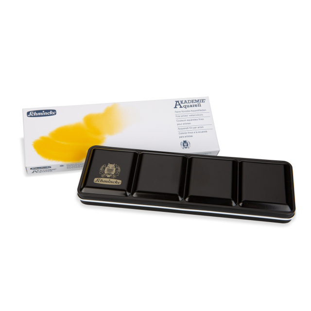 Akademie Aquarell Half Pans 12-set + extra space