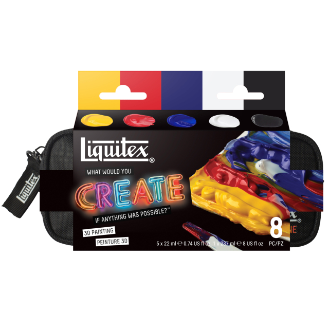 Acrylic Paint Basics 3D Painting 5 x 22 ml