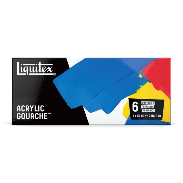 Gouache Paint Primaries Set 6x59 ml