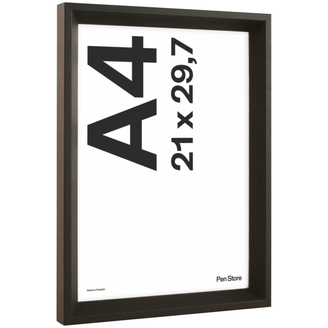 Espresso Wooden Frame 21x29,7 cm A4
