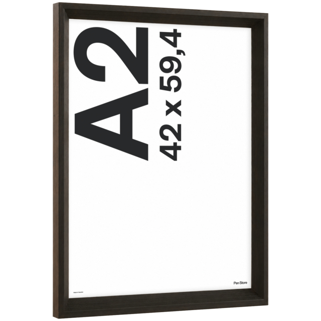 Espresso Wooden Frame 42x59,4 cm A2