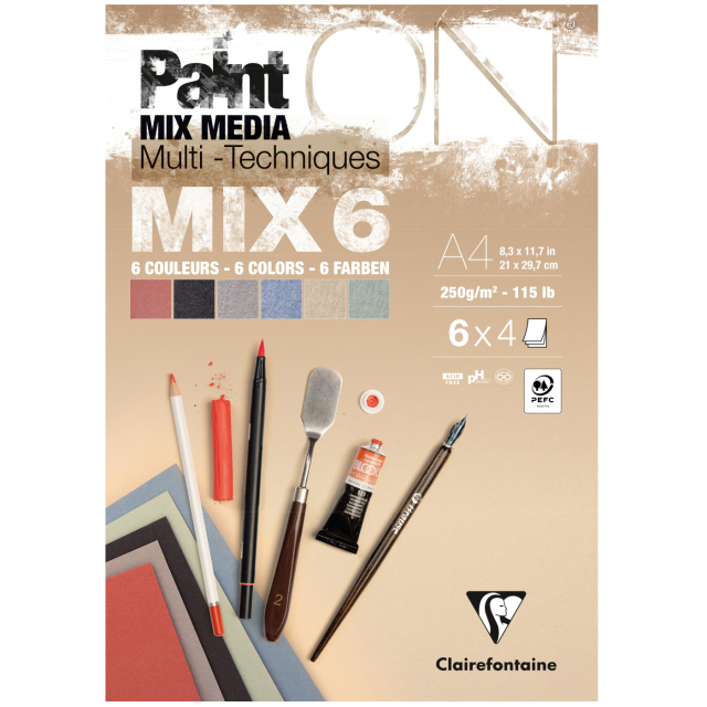 Paint'ON Multi-Technique Mix6 Pad A4
