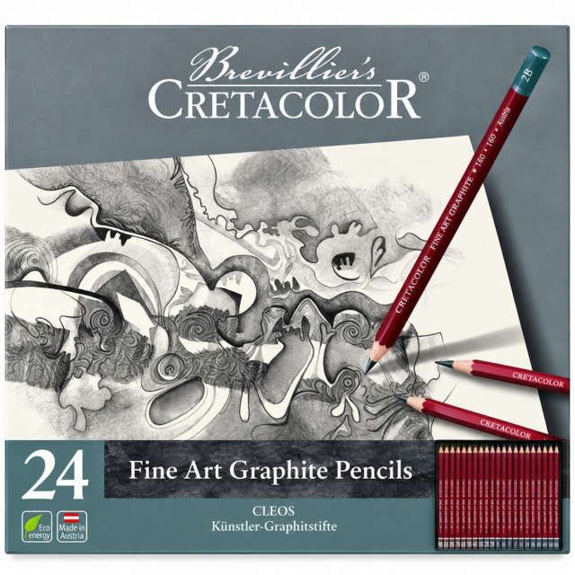 Cleos Fine Art Graphite 24-set