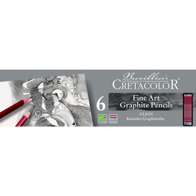 Cleos Fine Art Graphite 6-set