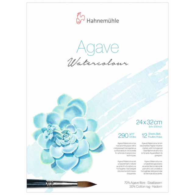 Water Colour Pad Agave 290g CP 24x32 cm